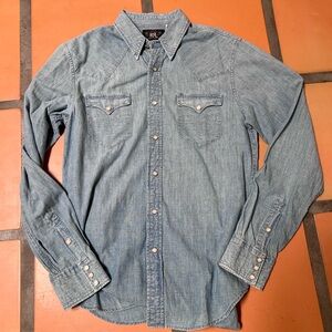 Ralph Lauren Blue Casual Button Down Shirt
